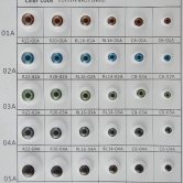 玩具眼睛色号（西班牙技术）