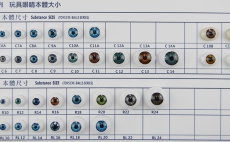 玩具眼睛本体大小